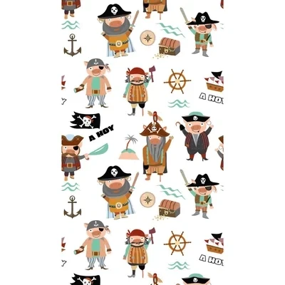 Image of Metropolitan Stories Mural Pirate Pigs 391911