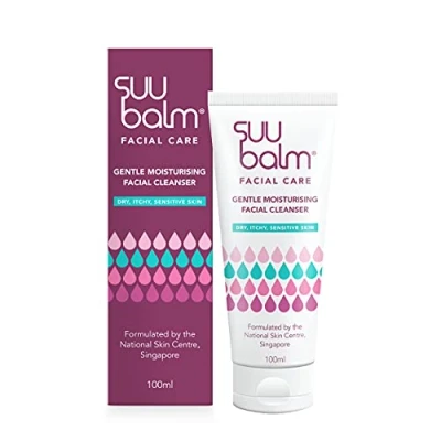 Image of Suu Balm Gentle Moisturising Facial Cleanser Eczema, Psoriasis, Dry, Sensitive Skin Treatment (100ml)