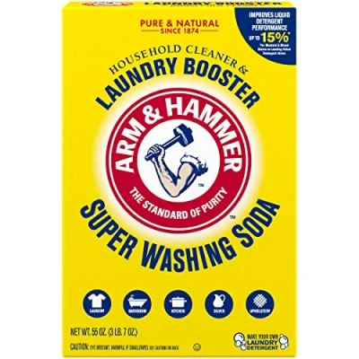 Image of Church &amp; Dwight Co 03020 Arm Hammer Super Washing Soda 55 oz. by