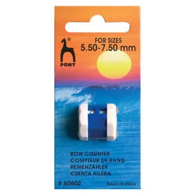 Image of Pony P60602 Row Counter Large: 5.50 7.50mm, Multi, 6 x 4.7 9.8 cm