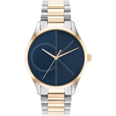 Image of Calvin Klein 3H TWO TONE CG SS Sunray DIAL Watch silvercoloured, Men&#039;s, Size: One Size, Silver coloured