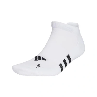Image of adidas didas Unisex Kids Performance Cushioned Low Socks 3 Pairs, White/White/White, 2 3.5 Years