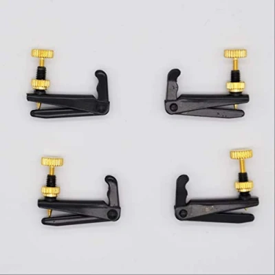 Image of 4 Soundman® Fine Tuners for 3/4 or 4/4 Violin (Colour: Black) pcs