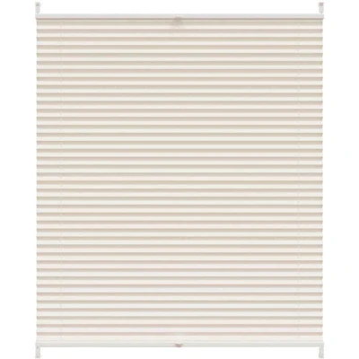 Image of vidaXL Plisse Blind 110x100cm Cream