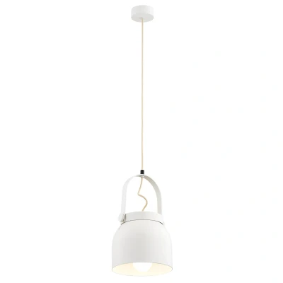 Image of Logan 20cm Dome Pendant Ceiling Light Cream White