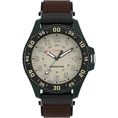 Image of Timex Expedition Camper Men&#039;s 42mm Fabric Strap Watch TW4B26500