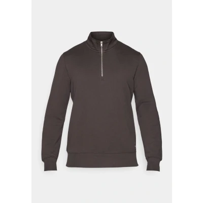 Image of Björn Borg Centre HALF ZIP Sweatshirt, Men&#039;s, Size: Large, Espresso