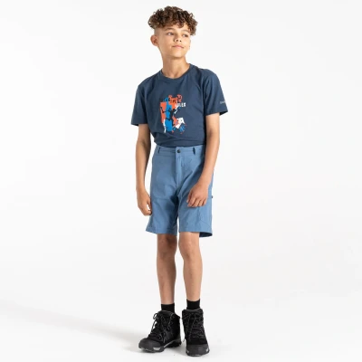 Image of Dare 2b Quick Drying Kids Blue Reprise II Lightweight Shorts, Size: 11 12