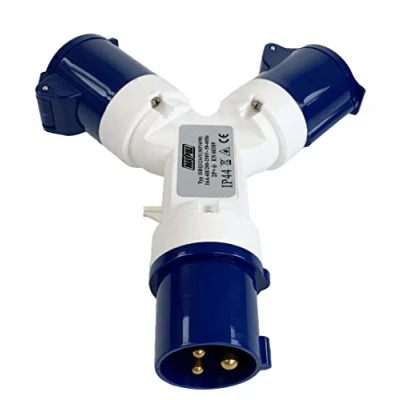 Image of BITS4REASONS MAYPOLE NEW MODEL HOOK UP CARAVAN MOTORHOME ELECTRICAL (MP369B, SPLITTER)