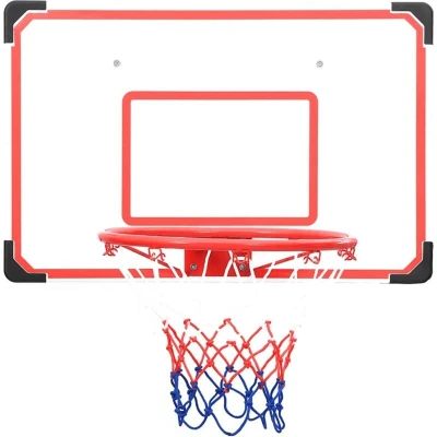 Image of vidaXL Five Piece Wall Mounted Basketball Backboard Set