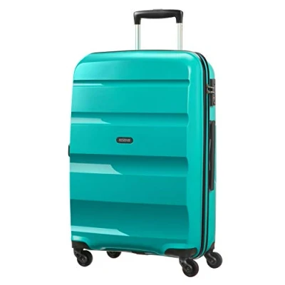 Image of American Tourister Bon Air Spinner Suitcase 66 cm, 57.5 L, Turquoise (Deep Turquoise)