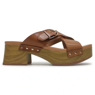 Image of Sivanne Walk Leather Women&#039;s Platform Sandals