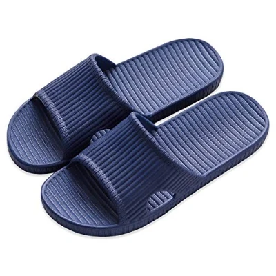 Image of JIJIe Shower slipper, Slippers for Women bathroom or indoor use, anti slip (Navy Blue UK6/7, EU40/41)