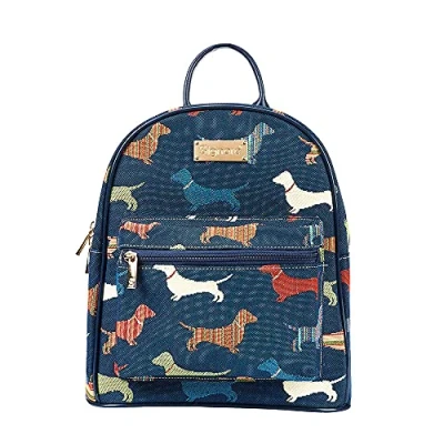 Image of Signare Tapestry Casual Backpack Rucksack Women School Bags with Animal Design (Dachshund, DAPK DACH)