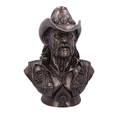 Image of Nemesis Now Officially Licensed Motorhead Lemmy Bust, Bronze, 35cm