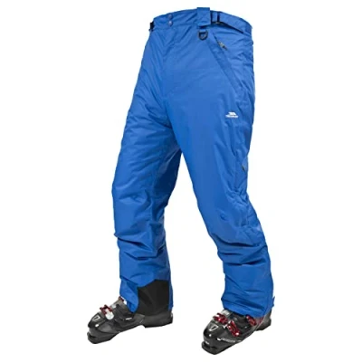Image of Trespass Men&#039;s Bezzy Ski Trousers Bright Blue, Small/Small