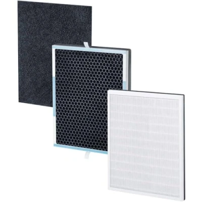 Image of Beurer LR500 Filter Replacement Set, 3 Layer System: HEPA H13, Activated Carbon Filter, Pre Give Your Air Purifier a New Lease of Life, Captures 99.95% Harmful Particles