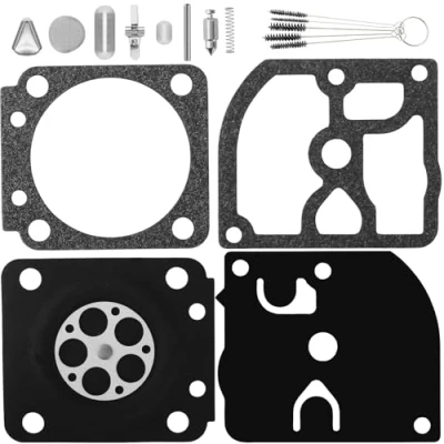 Image of QAZAKY RB 85 Carburetor Rebuild Kit Compatible with Zama 40 BR106 BT106 FC75 FH75 FS36 FS40 FS44 FS45 FS75 FS80 FS85 FS106 FS108 FS120 FS200 FS250 FS300 FS350 FS400 FS450 HL75 HT75 4134 007 1060
