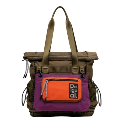 Image of Desigual BACK Modularis Originale Voyager Rucksack, Women&#039;s, Size: One Size, Khaki