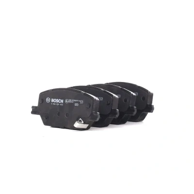 Image of 68346917AA, 68379582AA Brake pad set BOSCH 0 986 424 855 Low Metallic with integrated wear warning contact JEEP: Compass