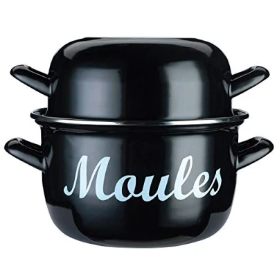 Image of World of Flavours Mediterranean Large 24cm Mussels Pot