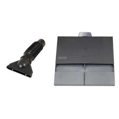 Image of Klober Uni Plain Tile Vent Slate Grey + Adaptor Flexi to 100mm