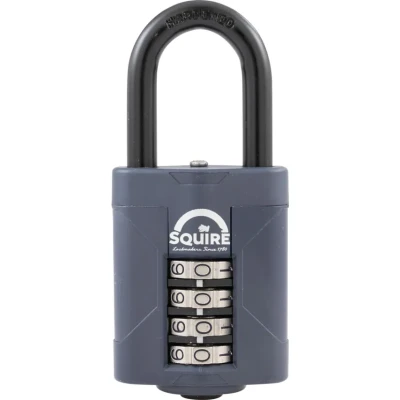 Image of 2x TIMCO Combination Padlock Steel 1.5in Long Shackle Cp50/1.5 SQR701841