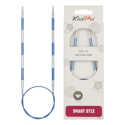 Image of KnitPro KP42068 Knitting Pins: Circular, Blue, 60cm x 3.75mm