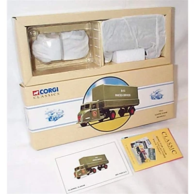 Image of Corgi classic green scammel scarab BRS parcels lorry 1.50 scale limited edition diecast model