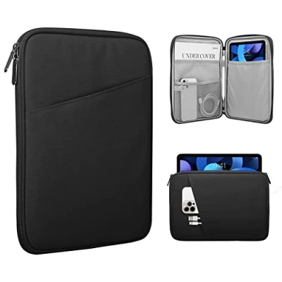 Image of TiMOVO 9 11&quot; Tablet Sleeve for iPad 10th Gen. 10.9&quot;, 9th/8th/7th 10.2&quot;, Air 11/Air 5th/4th 10.9&quot;,Galaxy Tab A9+/A9 Plus 11&quot;, Protective Bag with Pocket, Black