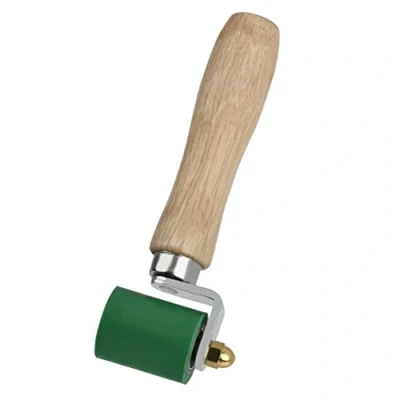 Image of Silicone Seam Roller, High Temperature Resistant Hand Pressure Roller Roofing PVC Welding Tool, 40mm, Green