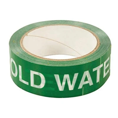 Image of Dickie Dyer COLD WATER Identification Tape 38mm x 33m