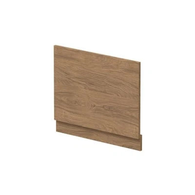 Image of 700mm Straight Bath End Panel and Plinth Antique Oak