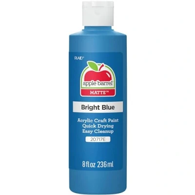 Image of Apple Barrel Acrylic Paint (8 Ounce), 20717E Bright Blue, 8 Oz