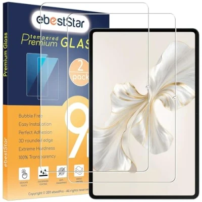 Image of ebestStar for Honor Pad 9 Screen Protector x2, Tempered Glass Protection, Premium Ultra Clear Transparent