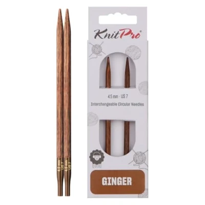 Image of KnitPro Knitting Pins, Wood, Assorted, 4.5mm