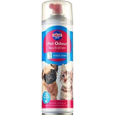 Image of Nilco Pet Fresh Linen Odour Neutraliser 500ml Aerosol SVTNPETFL500