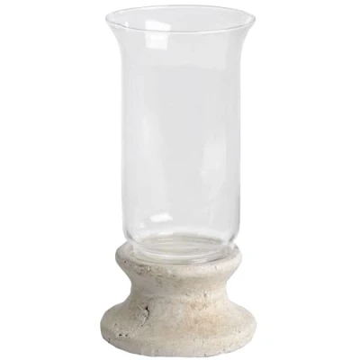 Image of Hill 1975 Stone Based Hurricane Lantern, Multi Colour, One Size
