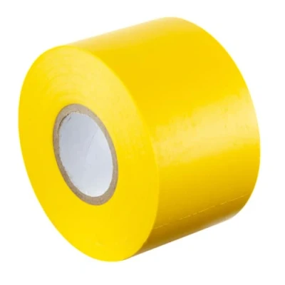 Image of Gocableties Yellow Wide Electrical Tape, 50mm x 33m, 2&quot; Strong Self Adhesive PVC Insulation Tape for Insulating, Repairing and Protecting Wires, 1 Roll