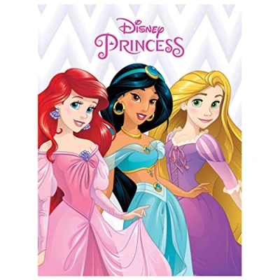 Image of Pyramid International Disney Princess (Ariel, Jasmine and Rapunzel) Canvas Print 30 x 40cm, Wood, Multi Colour, 40 1.3 cm