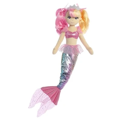 Image of Aurora World Sea Sparkles Rainbow Mermaid Iris Plush