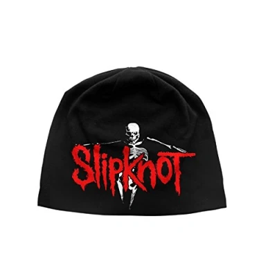 Image of Slipknot The Gray Chapter Band Logo Official Black Jersey Beanie Hat One Size