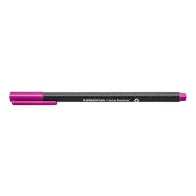Image of STAEDTLER 334 61 Triplus Fineliner Superfine Pen, 0.3mm Line Width Red Violet (Box of 10)