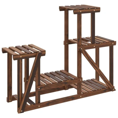 Image of vidaXL Flower Stand 90x25x73.5 cm Solid Wood Fir