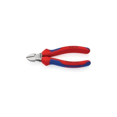 Image of Knipex Diagonal Cutter black atramentized, with multi component grips 140 mm 70 02