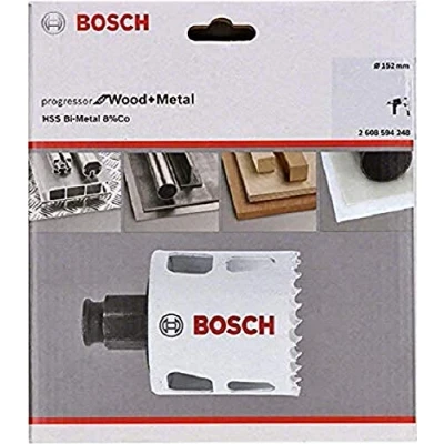 Image of BOSCH Bi Metal Hole Saw (for Wood and Metals, 8% Cobalt Alloy, Progressive Tooth Design, Ø 152 mm, Accessory Drills)