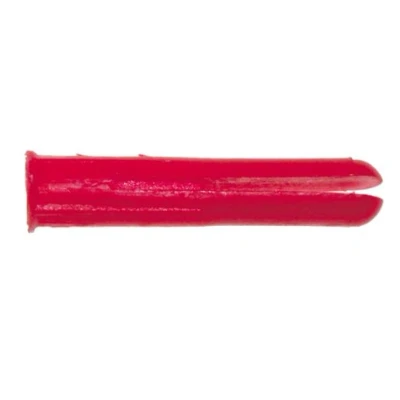 Image of Owletts Plastic Wall Plug Red 6mm (Box of 100) FJARP