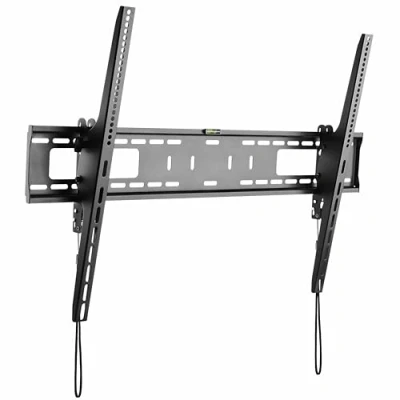 Image of RICOO TV wall mount slim flat N2396 tilt bracket for 60 100 Inch LED LCD and curved television universal VESA 500x300 900x600 black