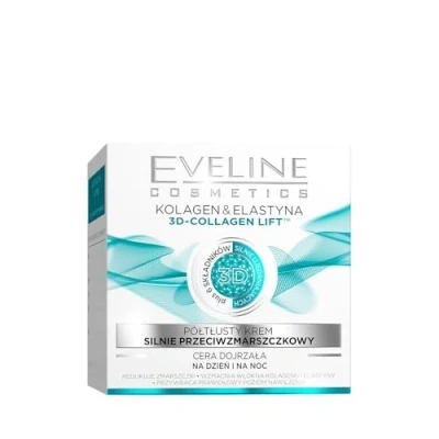 Image of Eveline 3D Collagen Lift Intense Anti wrinkle Day and Night Cream 50ml