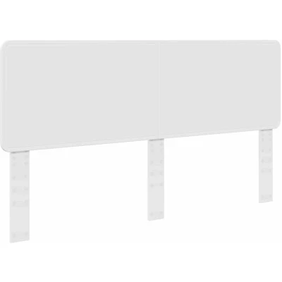 Image of vidaXL Headboard with Gloss White 200 cm Engineered wood